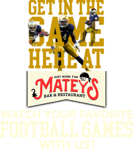 Matey's, sports event, football game